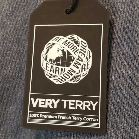 Alphalete Very Terry Hoodie Sweatshirt Medium Sun Bleached Distresssed - Picture 6 of 7